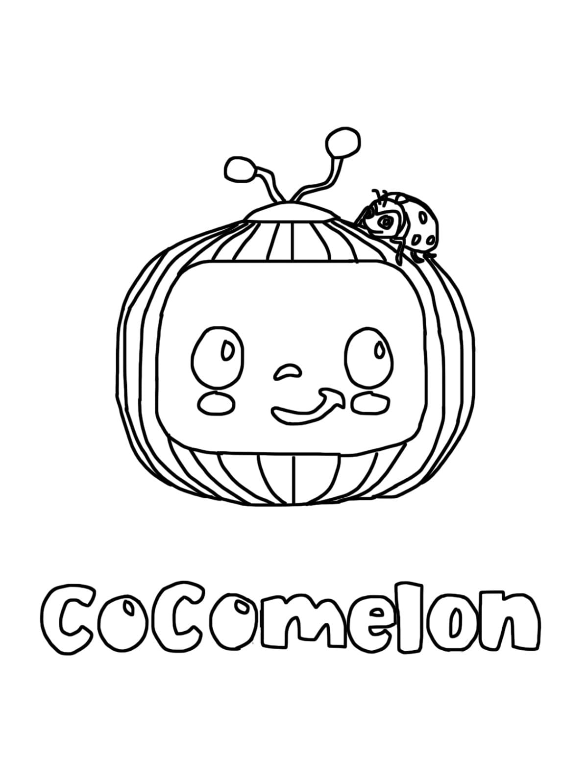 Cocomelon Nursery Rhymes Coloring Pages