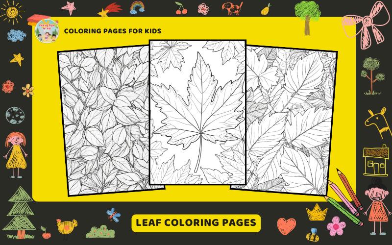 Leaf Coloring Pages Featured Image