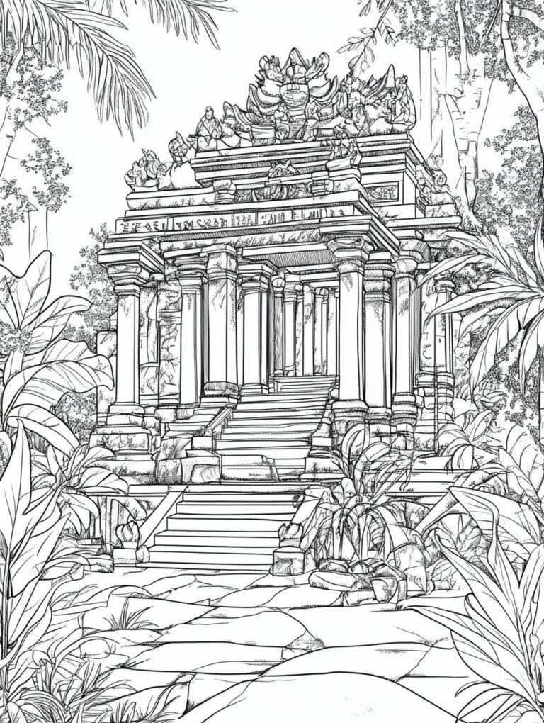 30+ wild jungle coloring pages for kids 🌴🎨 - Coloringpagesforkids.net