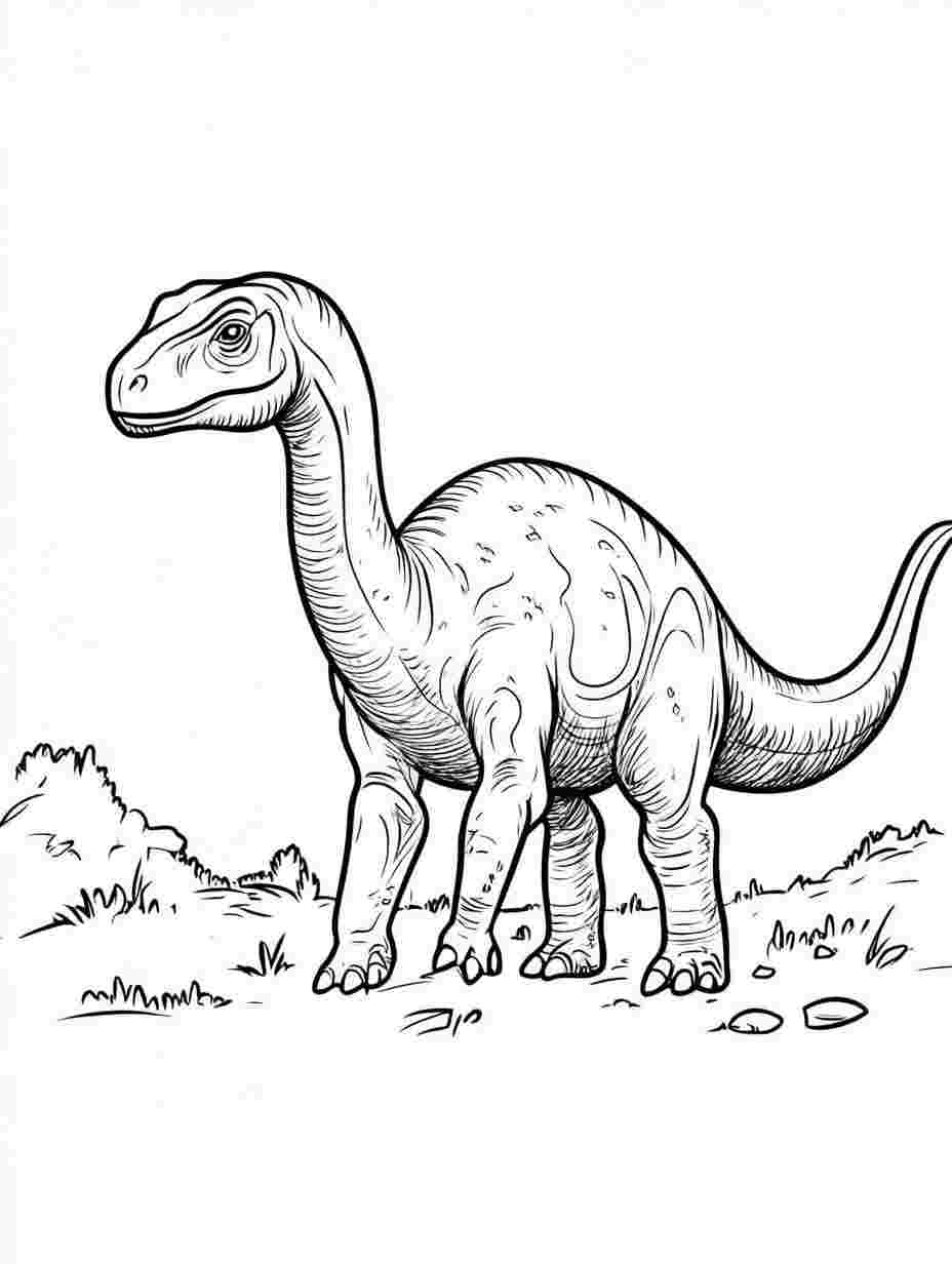 Apatosaurus Coloring Pages For Kids