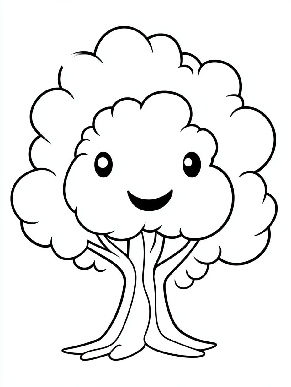 Apple Tree Coloring Pages