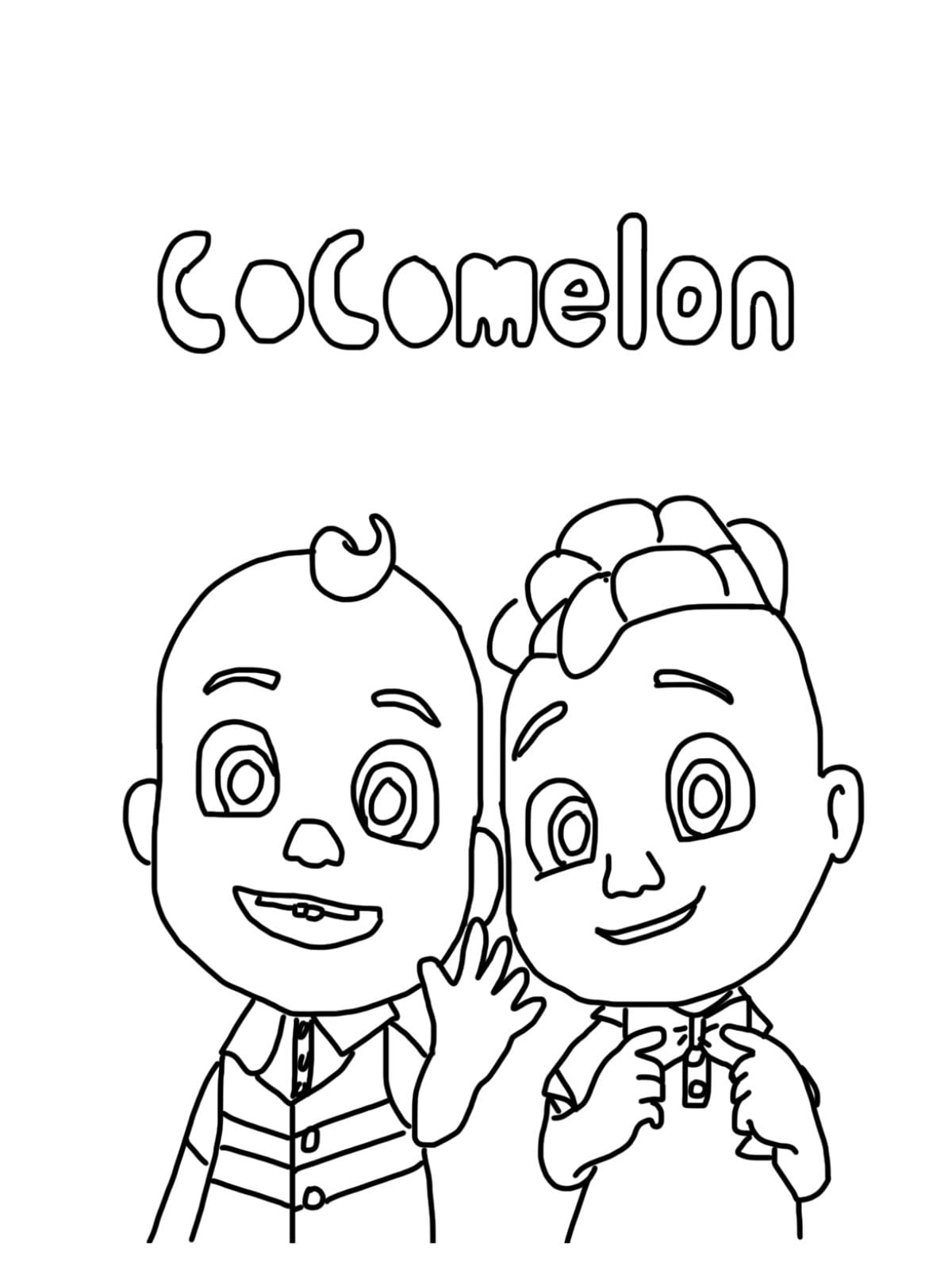 Baby Frendly Cocomelon Coloringpages