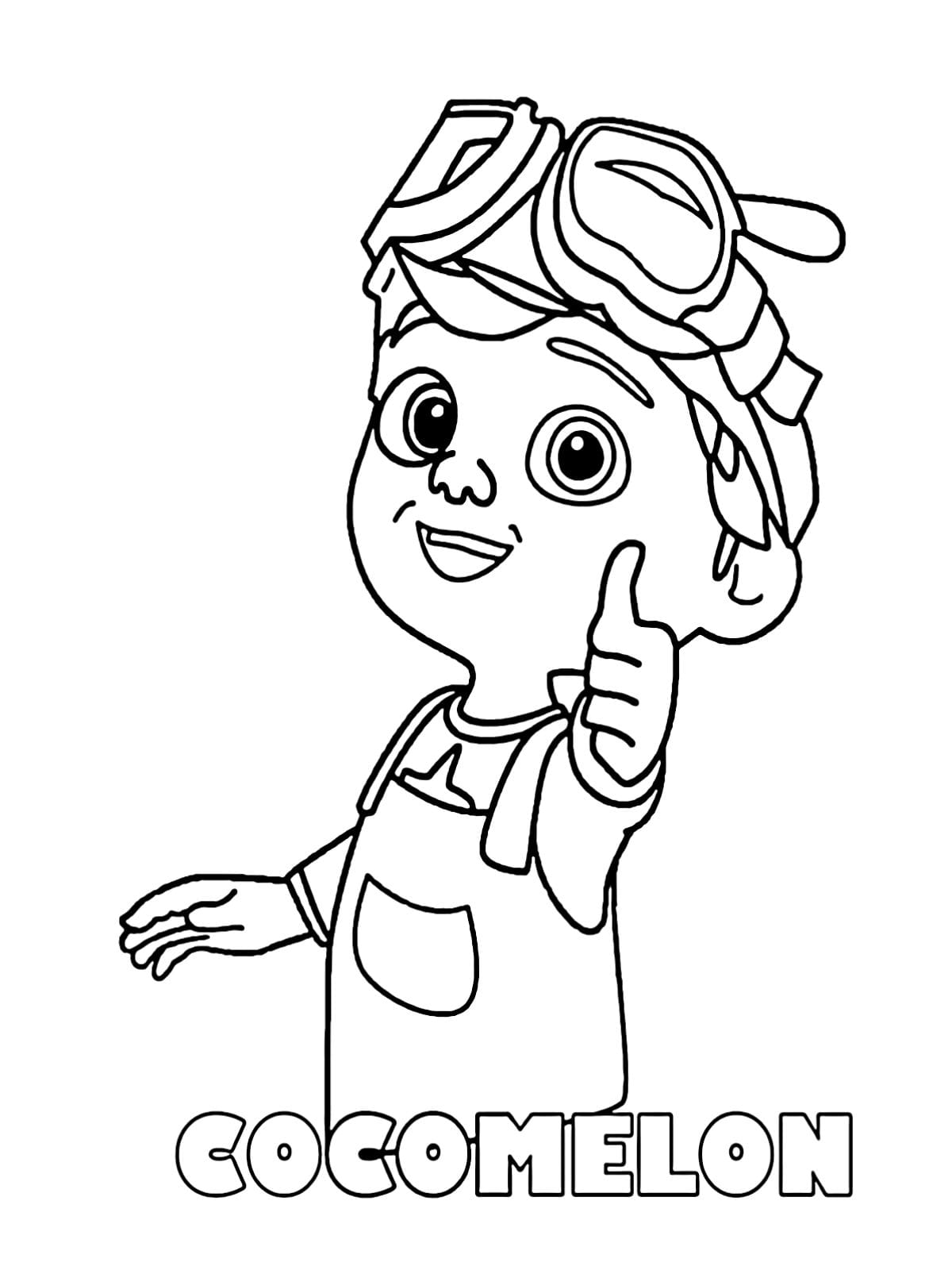 Brother Cocomelon Coloring Pages