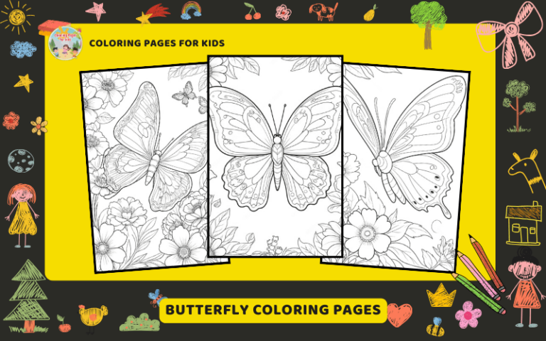 Butterfly Coloring Pages Featured Images Min