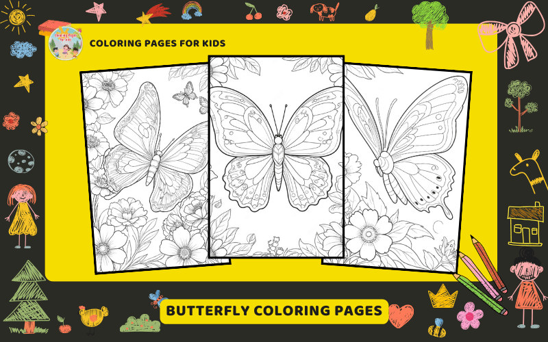 Butterfly Coloring Pages Featured Images Min