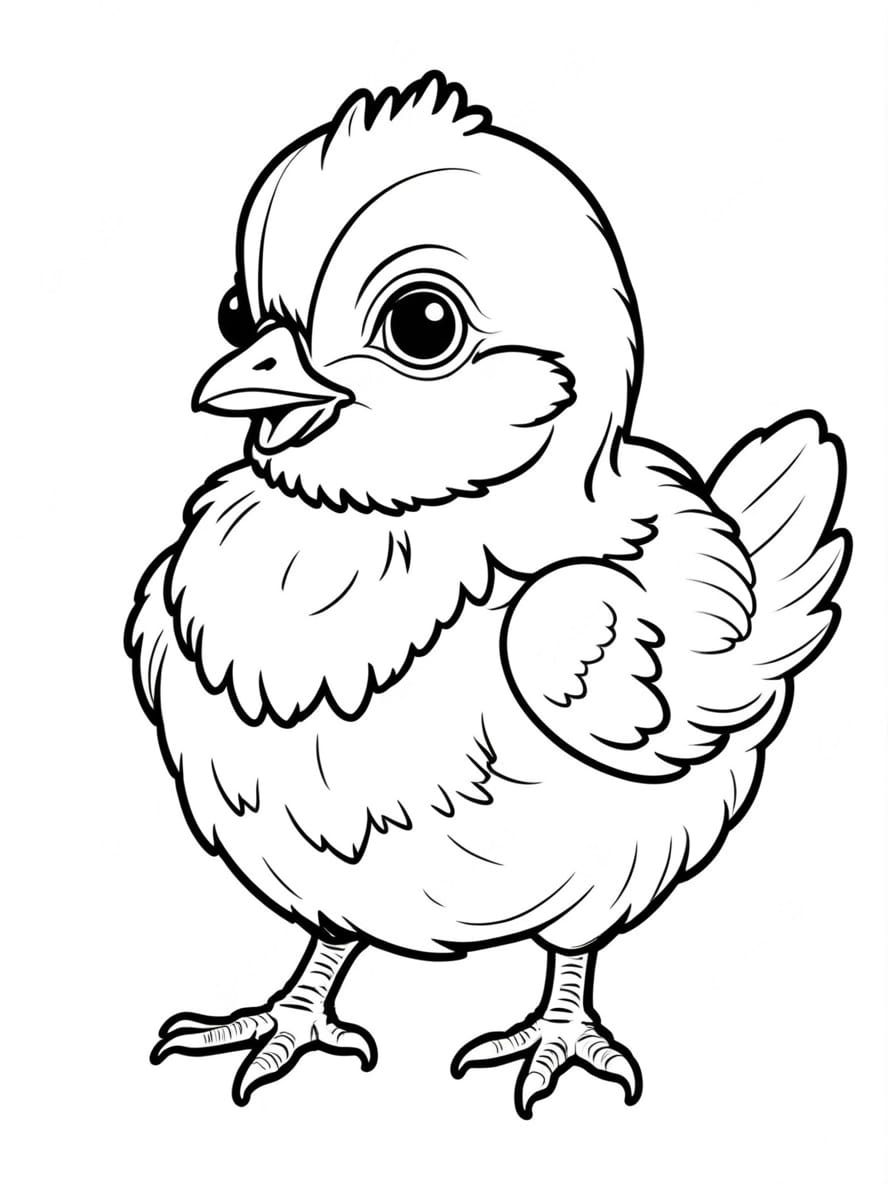 Chicken Nesting Coloring Pages