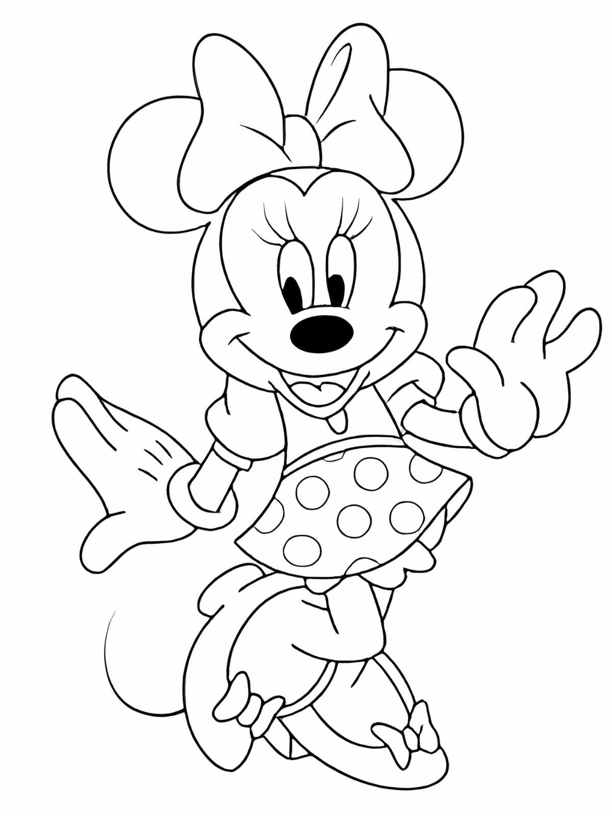 Christmas Mickey Mouse Coloring Pages