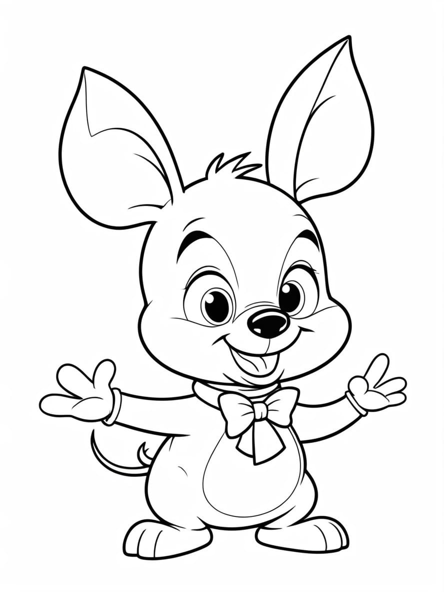 Coloring Page Of Porky Pig Coloring Page