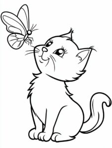 Best 50+ Free Printable Cat Coloring Pages For Kids 🐱🎨 ...