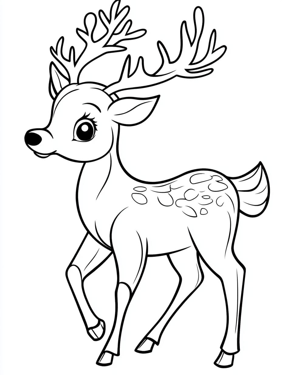 Cute Christmas Coloring Pages For Preschoolers