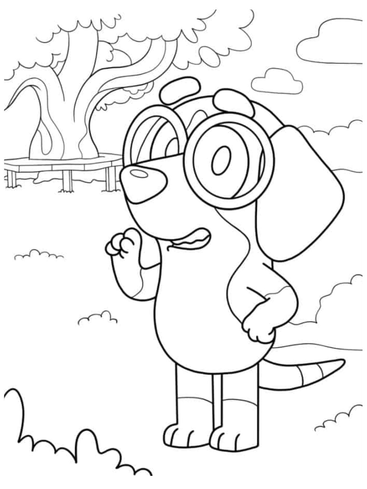 Cute Honey Coloring Pages For Kids