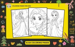 Elsa Coloring Pages Featured Image