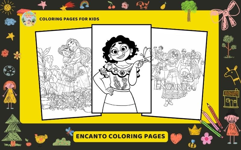 Encanto Coloring Pages Featured Image