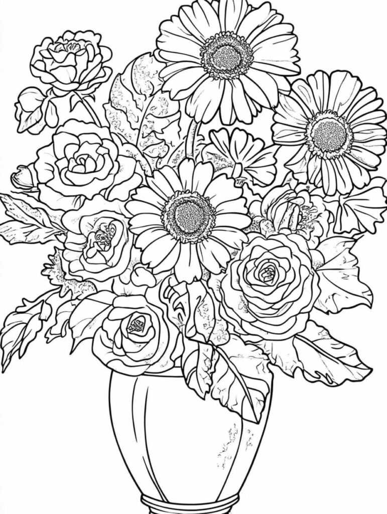 100+ Free PDF Plant Coloring Pages