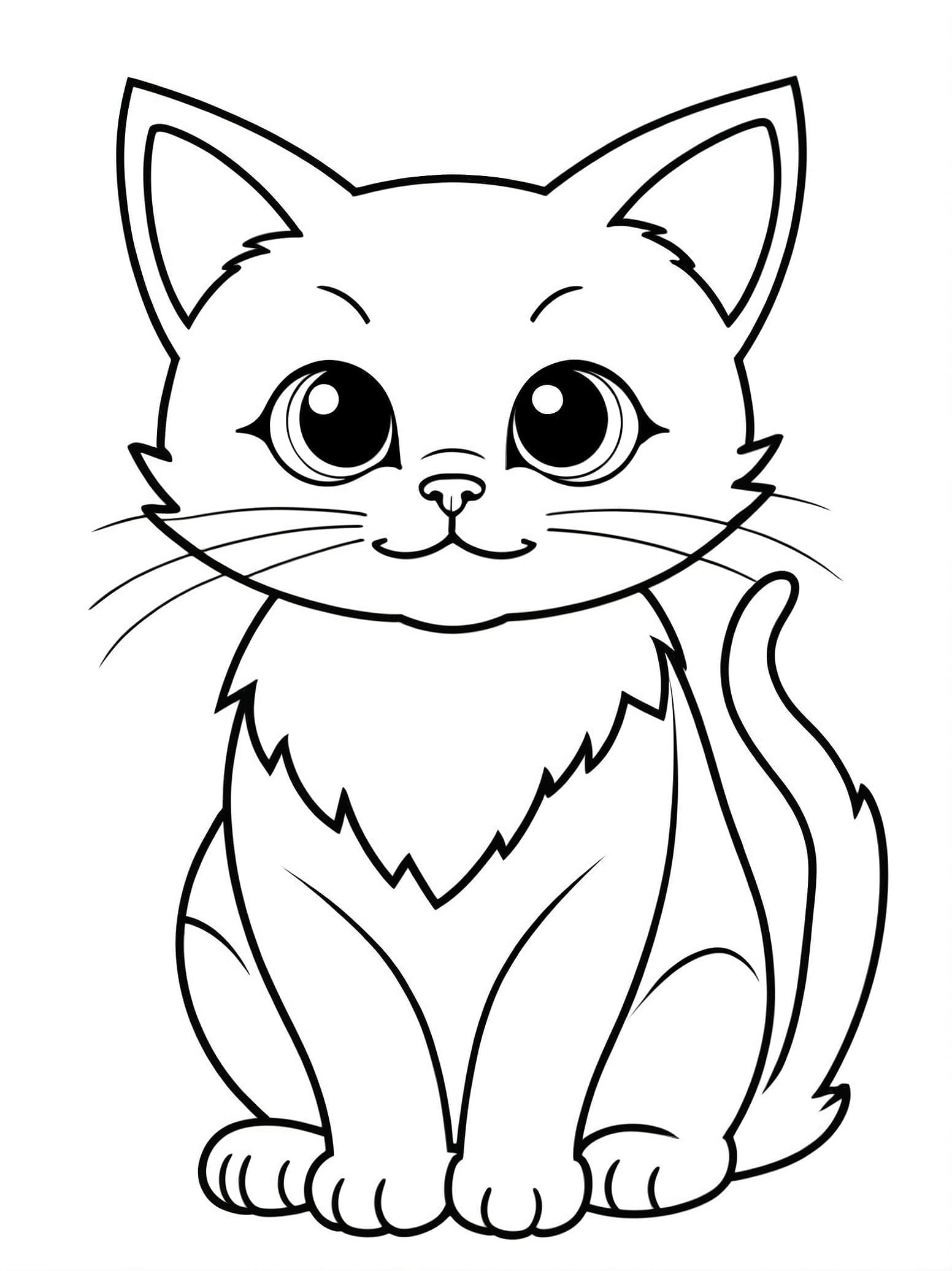 Free Cat Coloring Pages