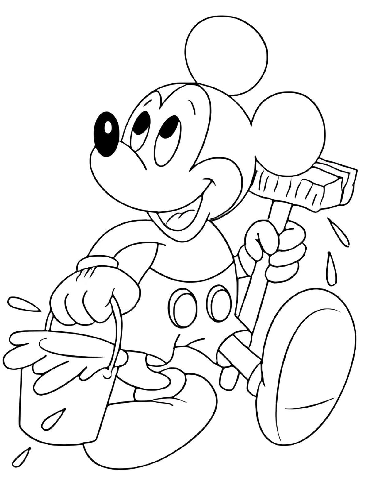 Free Printable Mickey Mouse Coloring Pages