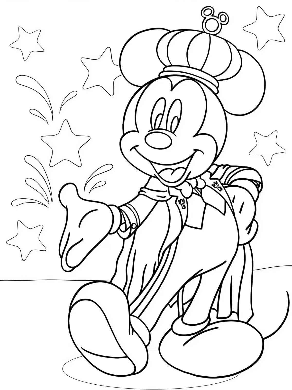 Fun Mickey Mouse Coloring Pages For Kids