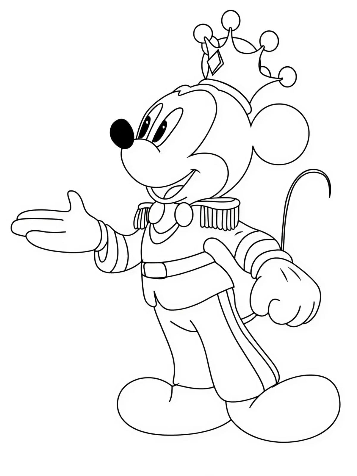 Halloween Mickey Mouse Coloring Pages