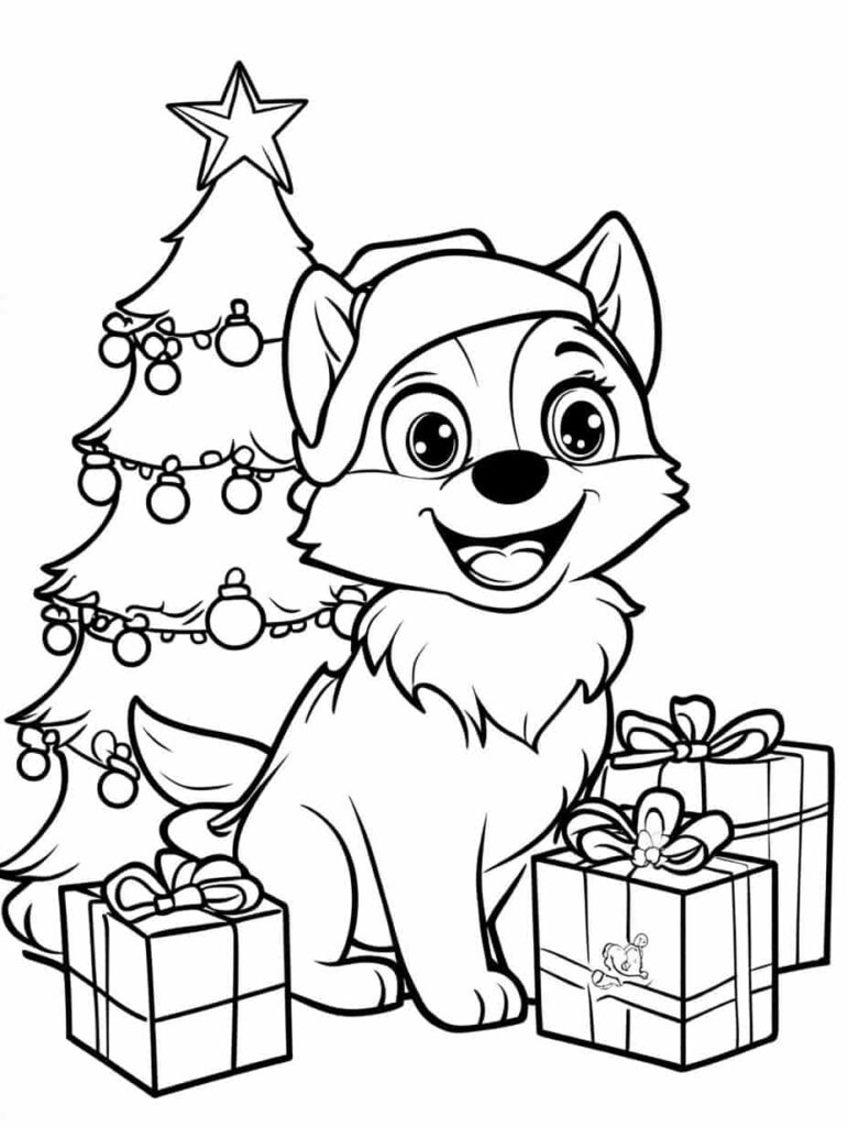 Collection of 30+ printable husky coloring pages - Coloringpagesforkids.net