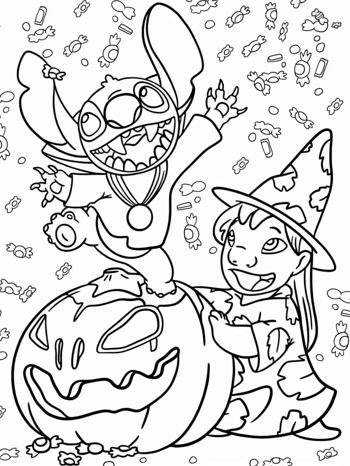 Lilo Stitch Coloring Pages Pdf