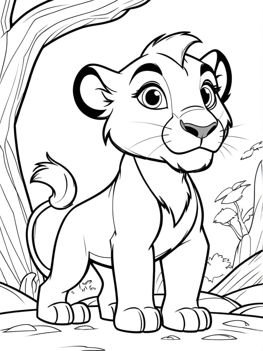 Lion King Coloring Pages For Kids