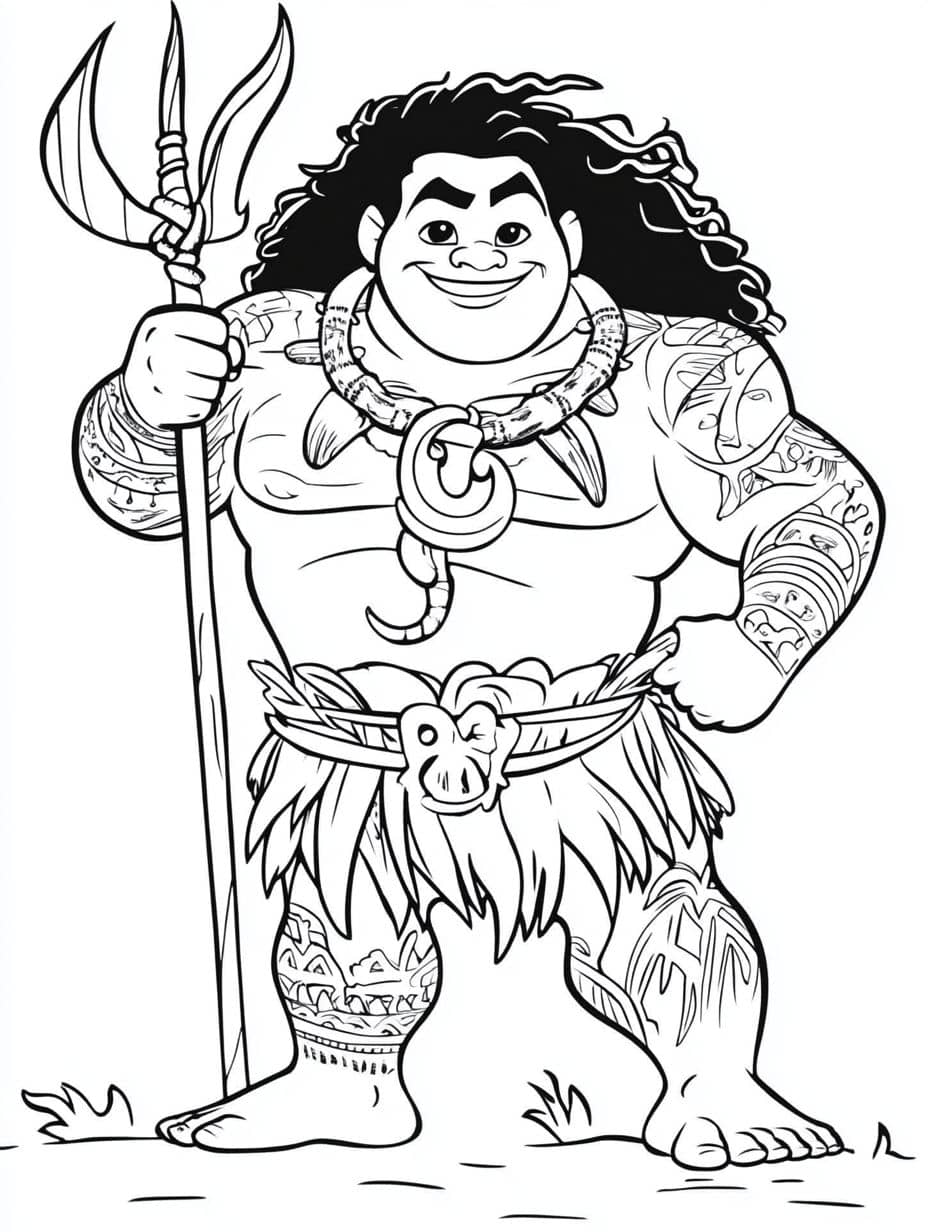 Maui Coloring Pages