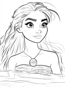 Top 40+ Moana coloring pages for kids 🌊🎨 - Coloringpagesforkids.net