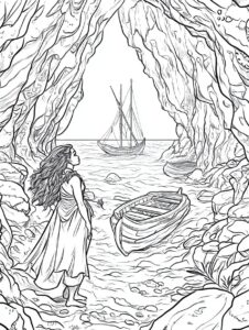 Top 40+ Moana coloring pages for kids 🌊🎨 - Coloringpagesforkids.net