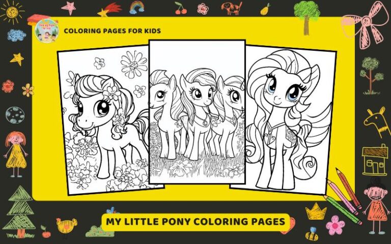 My Little Pony Coloring Pages Featured Image