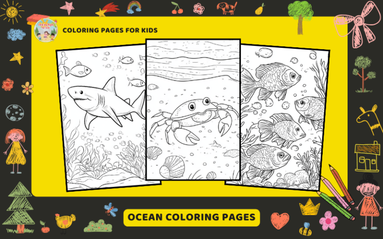 Ocean Coloring Pages Featured Image Min