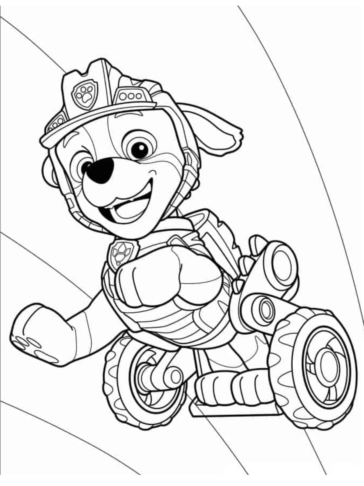 Paw Patrol Coloring Pages Rescue Ready