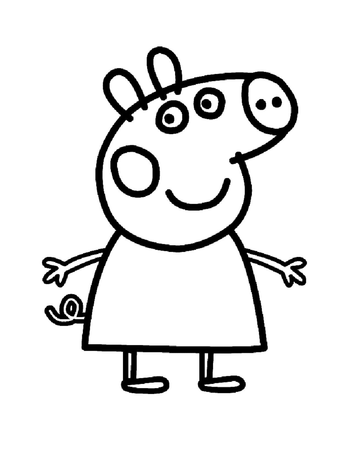 Peppa Pig Coloring Pages