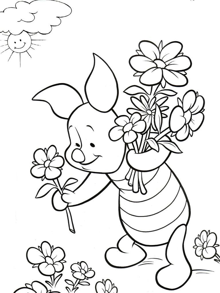 Piglet Coloring Page