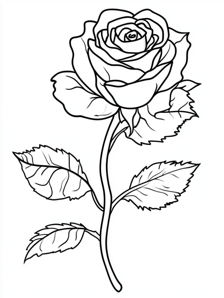 Explore 20  rose coloring pages 🌹🎨 Coloringpagesforkids net
