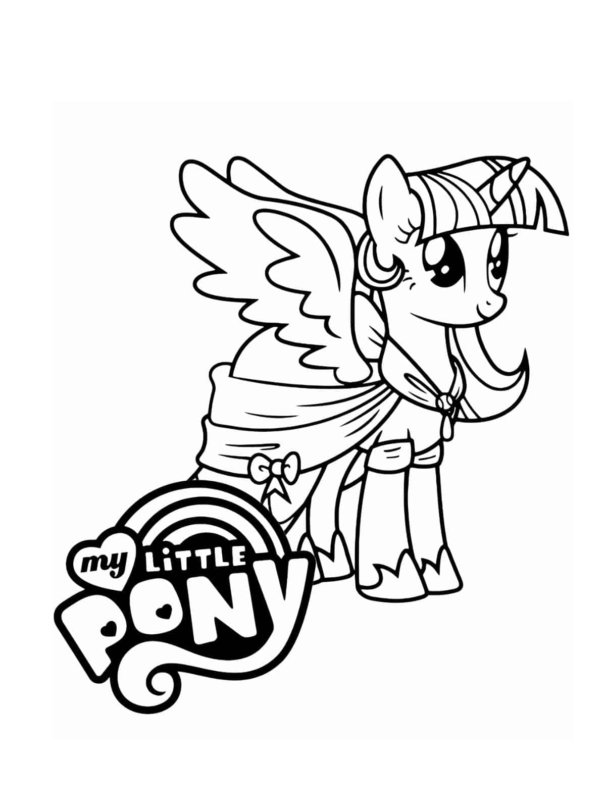 Pony Friendship Celebrations Coloring Pages