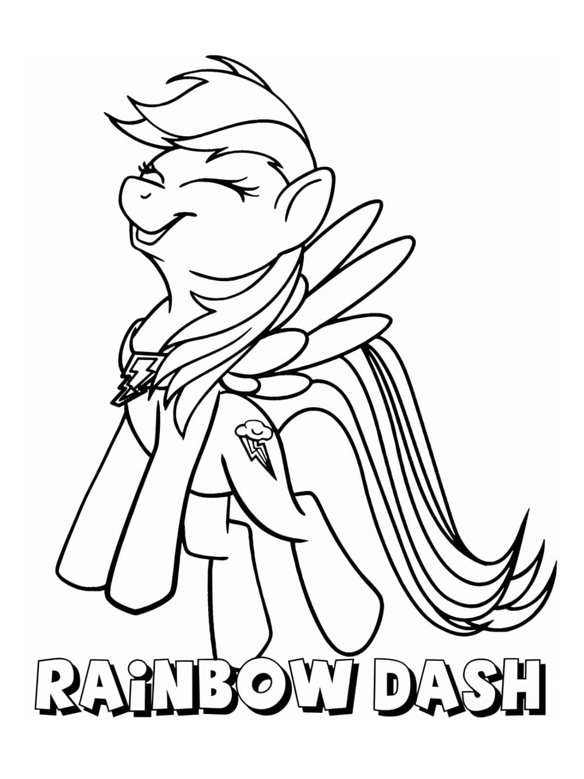 Pony Horn Coloring Pages