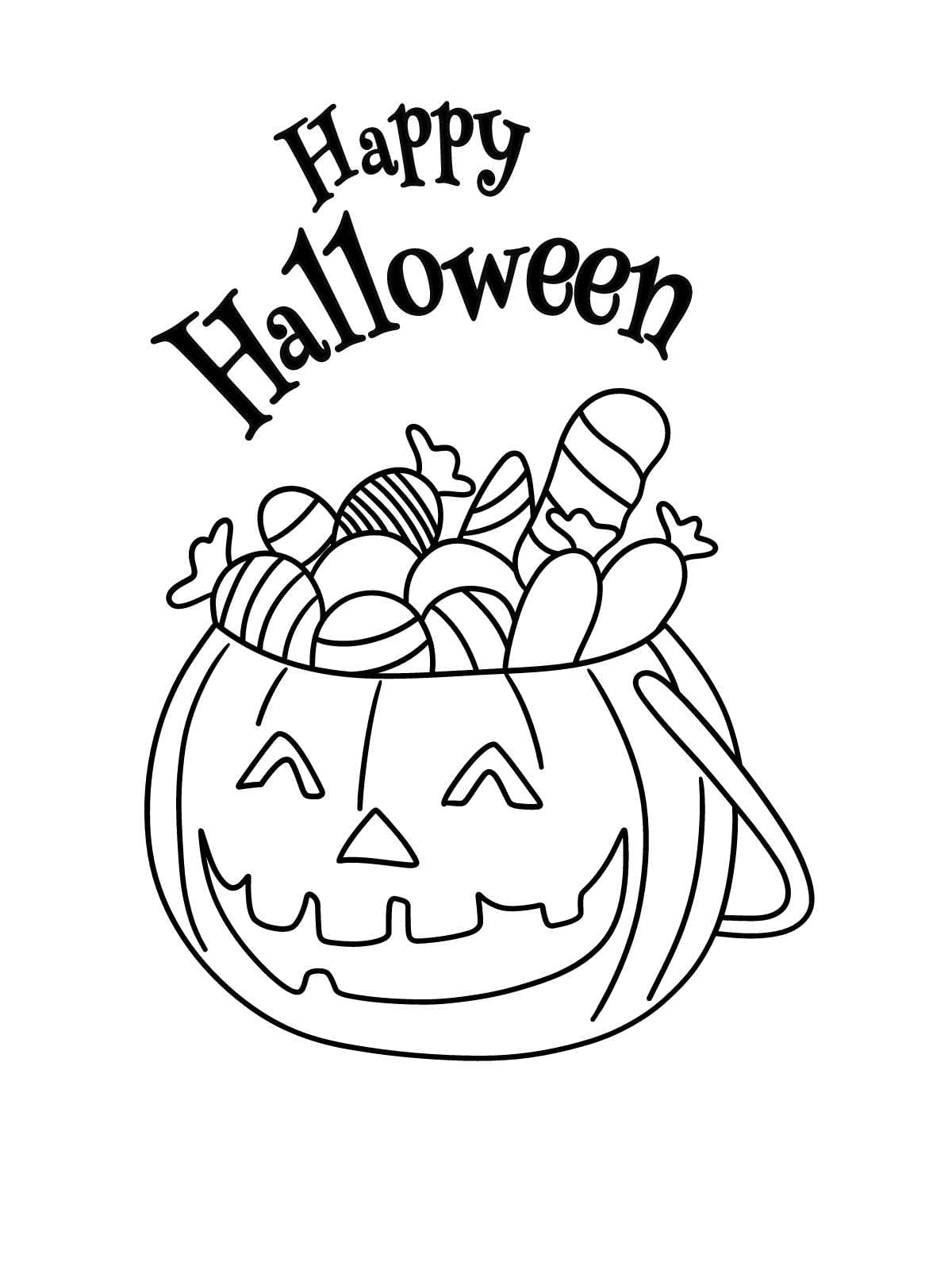 Preschool Halloween Pumpkin Coloring Sheets