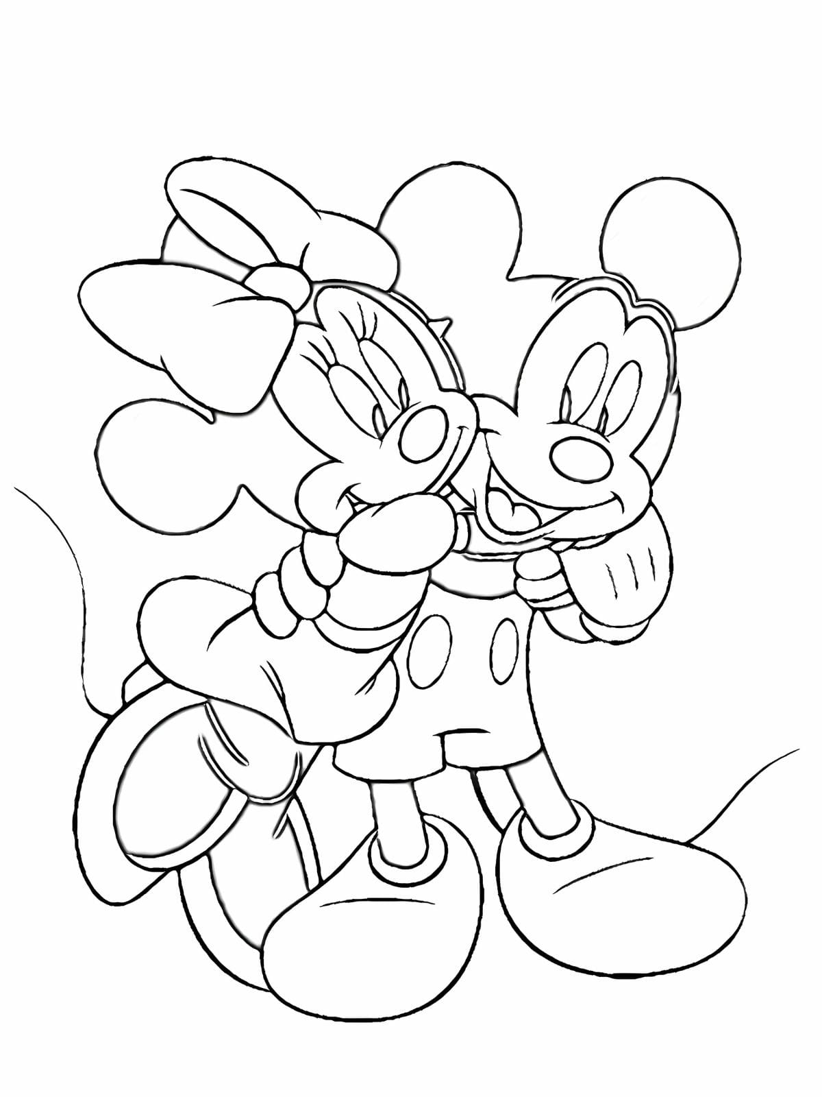 Printable Mickey Mouse Coloring Sheets