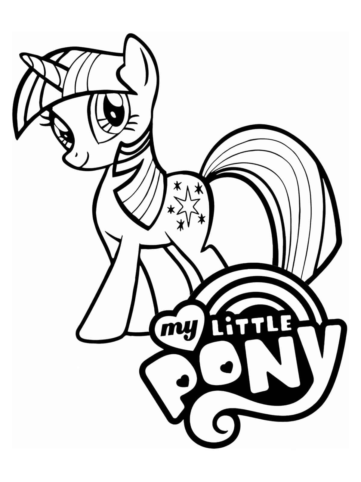 Rainbow Dash Coloring Pages