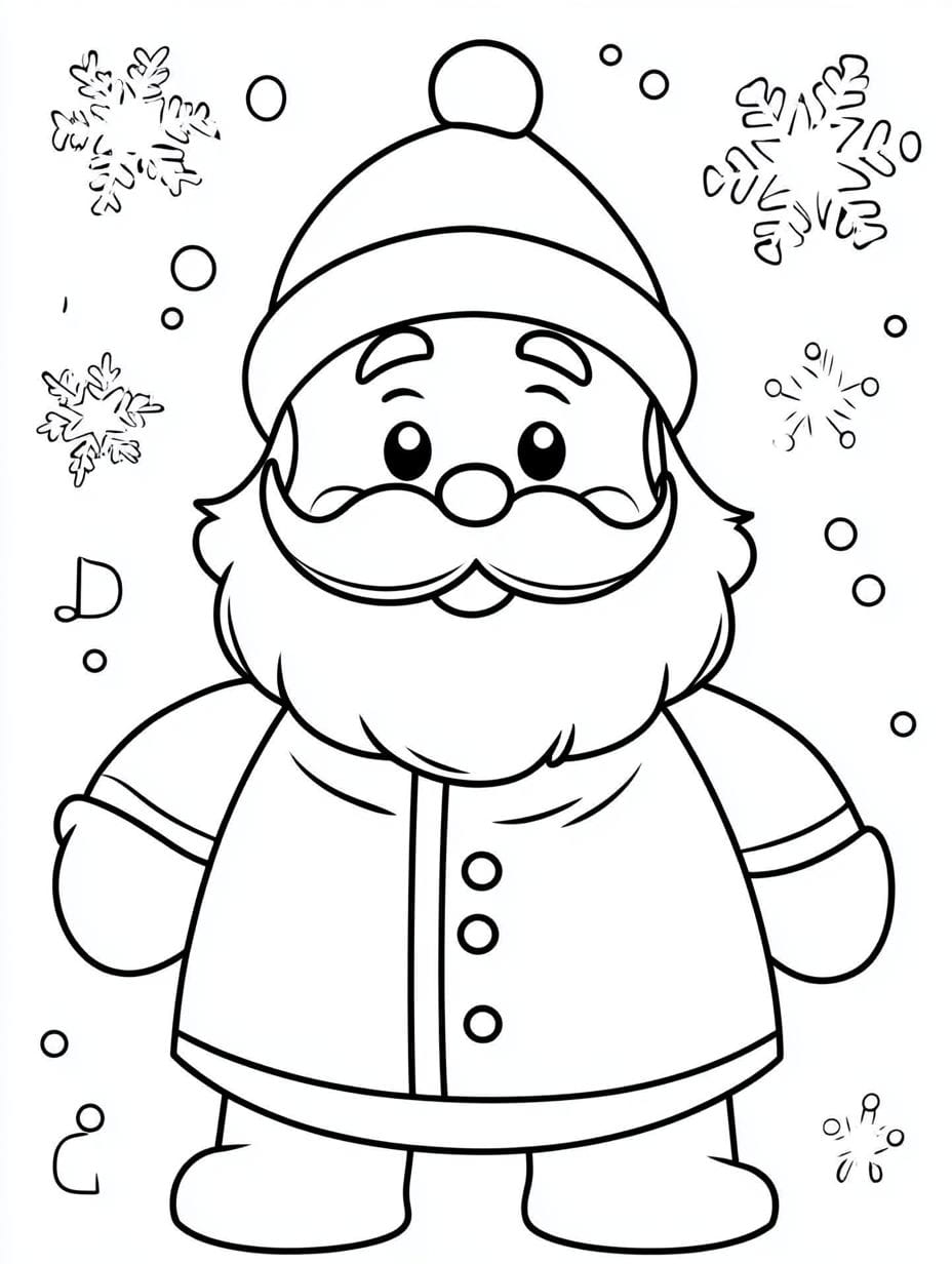 Simplechristmas Coloring Pages For Toddlers