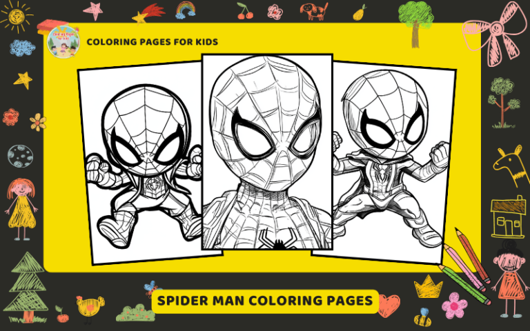 Spider Man Coloring Pages Featured Image Min