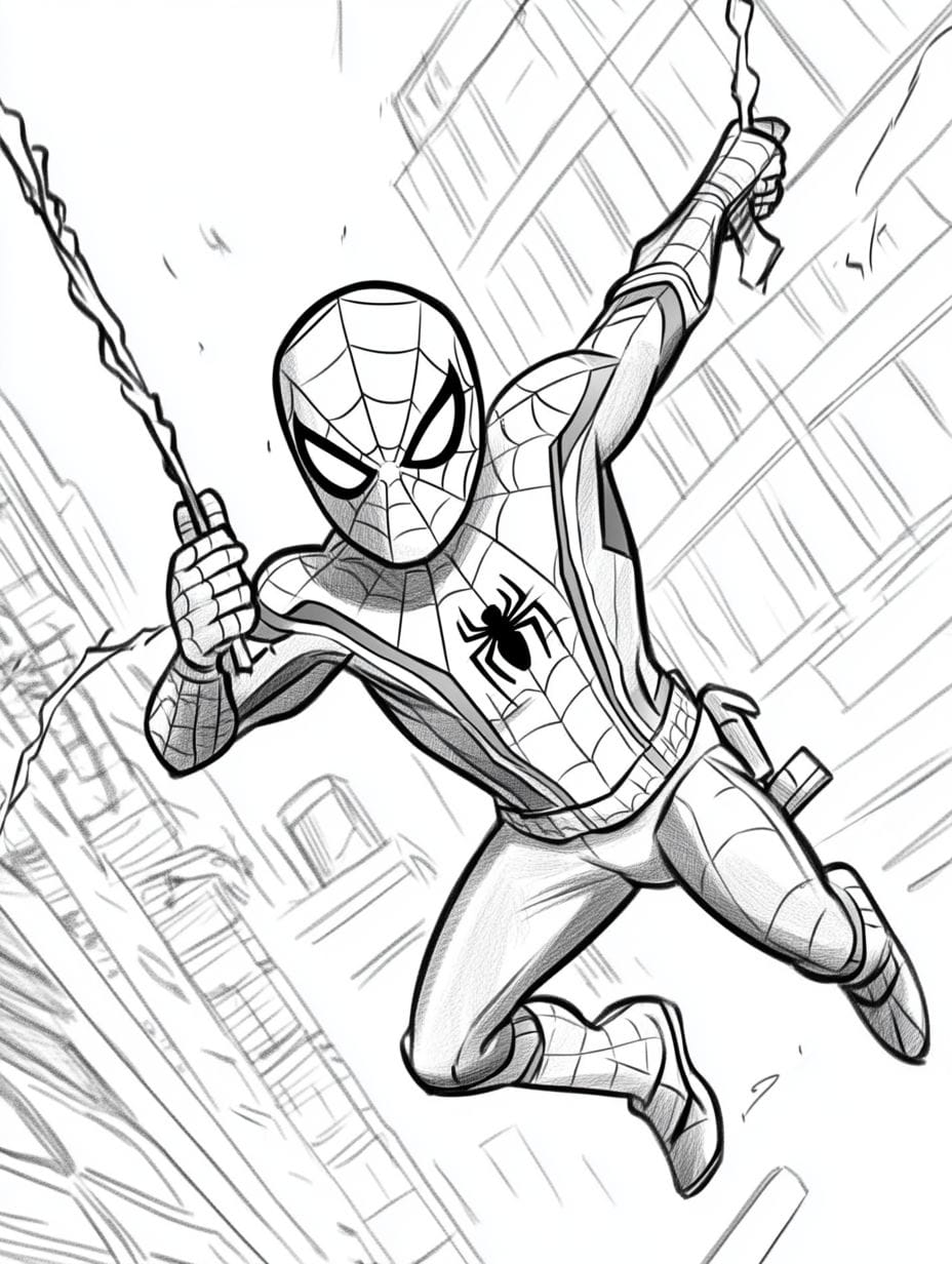 Spider Man Coloring Pages