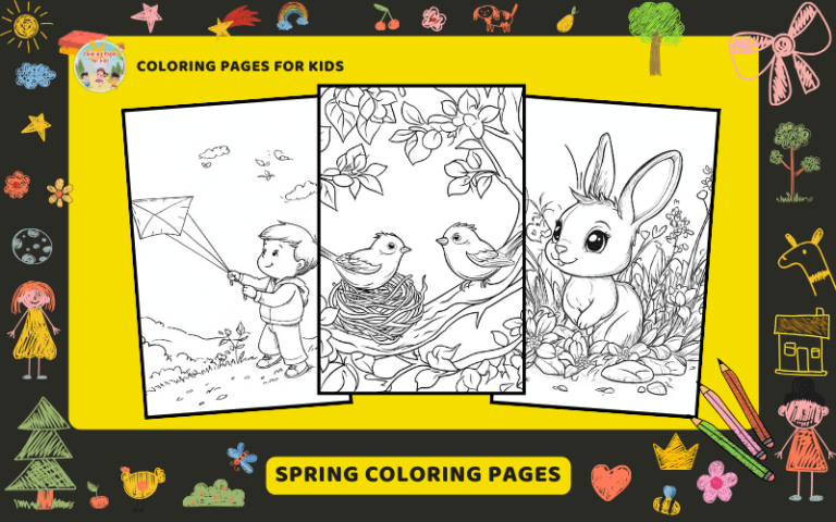 Spring Coloring Pages Featured Image Min