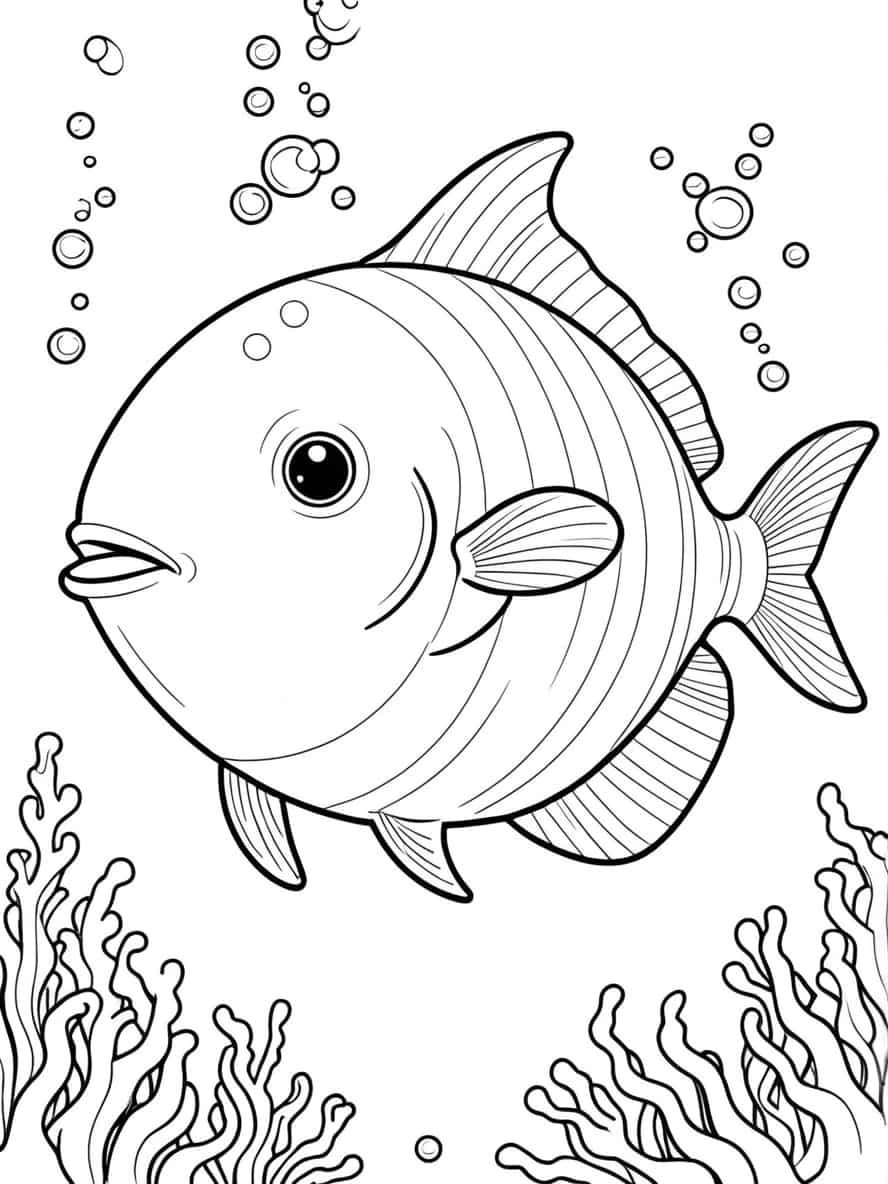 Sunfish Coloring Pages