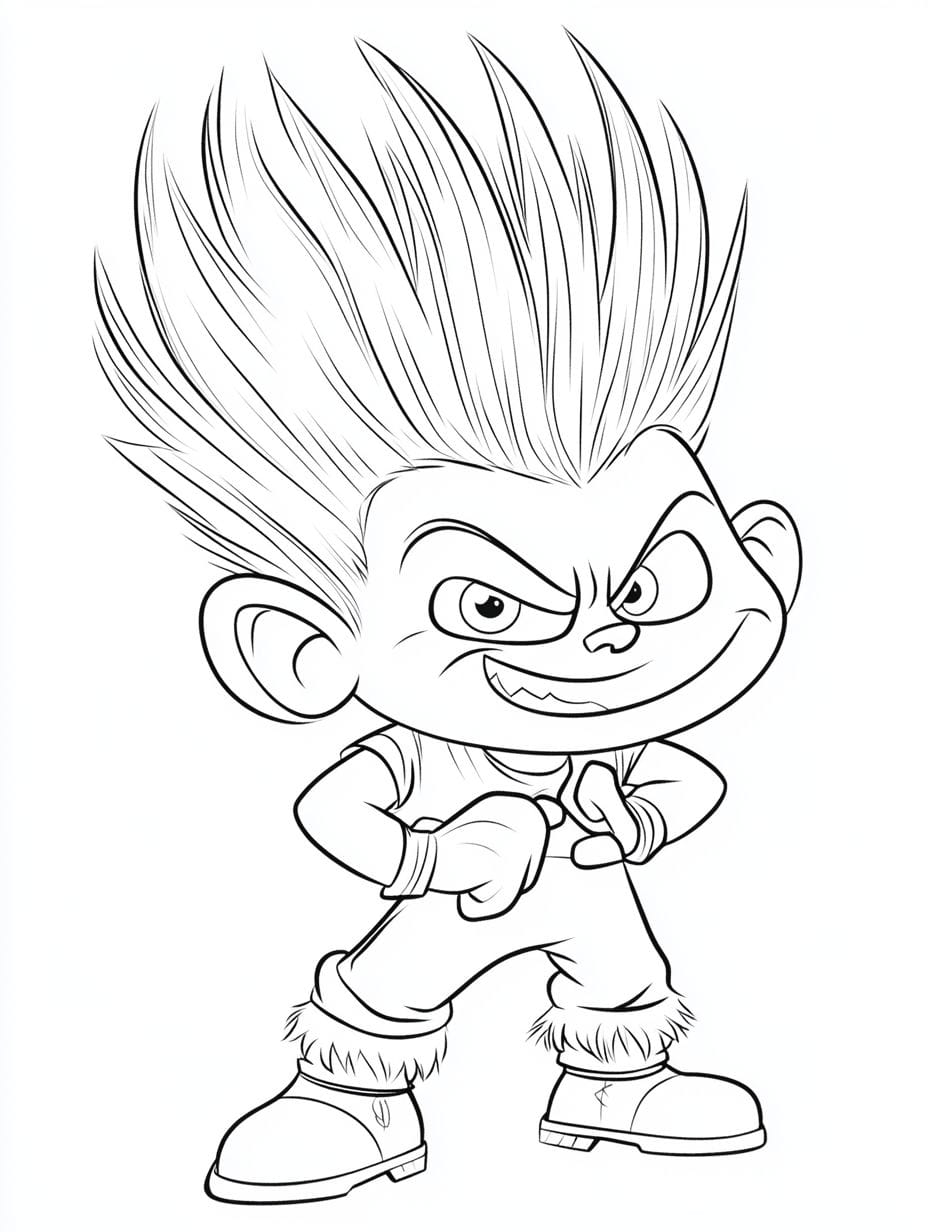 Trolls Guy Diamond Coloring Pages