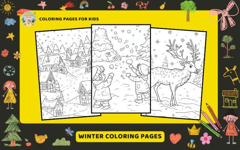 Winter Coloring Pages Featured Image