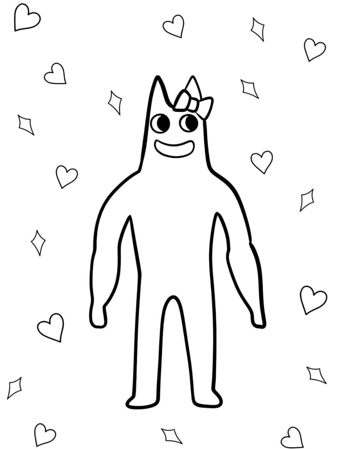 Free Garten of BanBan Coloring Pages for Fans