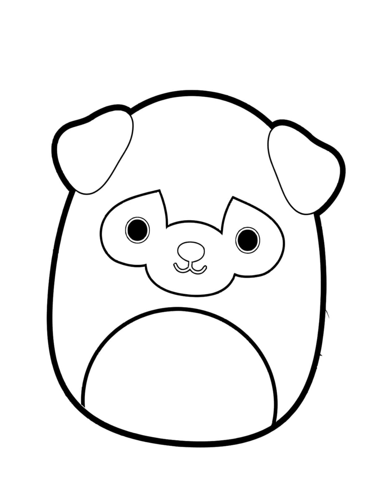 Animal Squishmallow Coloring Pages