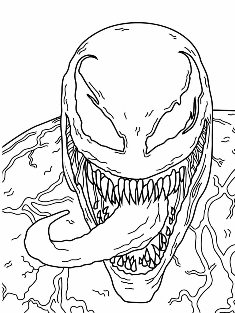 Venom The Last Dance Coloring Pages for Kids 🖤💀