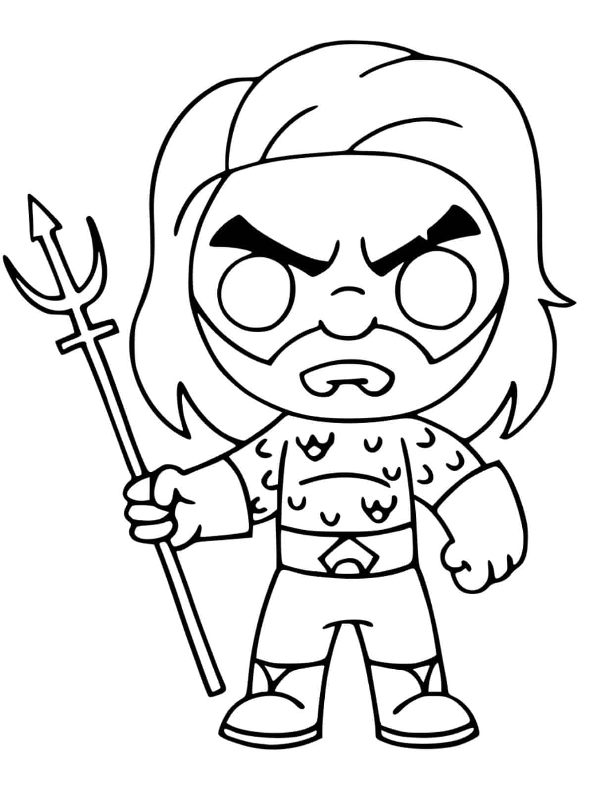 Aquaman Fortnite Coloring Pages